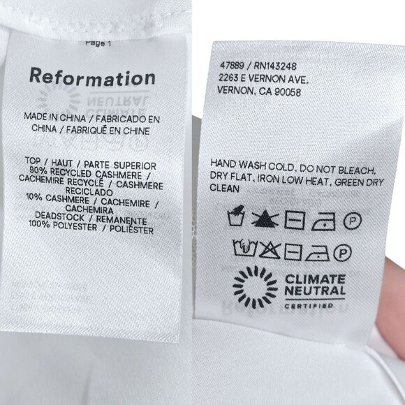 Reformation Sable Cream Cashmere Strapless Tutu‎ Tulle Mini Dress Size S - Picture 8 of 10